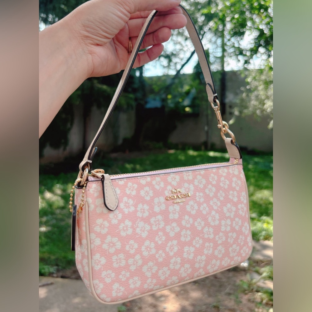 🌸 100% Authentic Coach Nolita 19 With Graphic Ditsy Floral Print